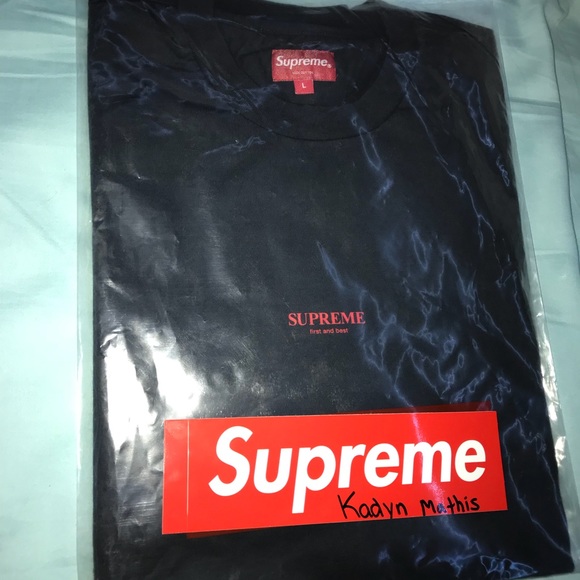 supreme first and best tee